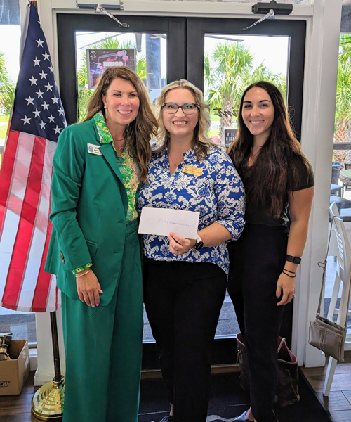 The Bay Point Women’s Club on Tuesday donated $10,000 