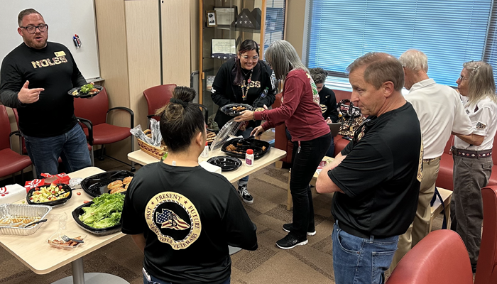 First Friday Feast in the Veterans Ready Room at FSU PC 