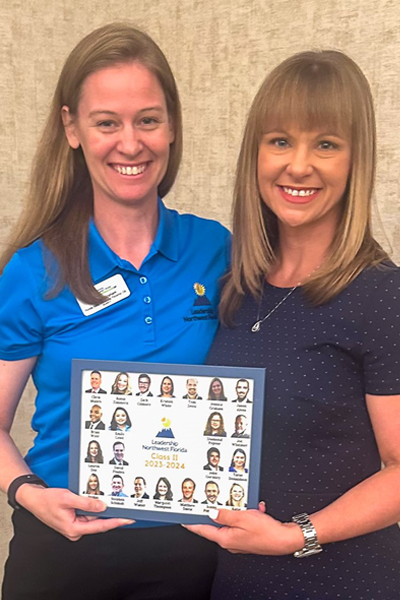 Jessica Graham, Ph.D., graduated from the Leadership Northwest Florida Class II