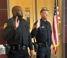 FSU Police officers sworn in.