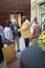 Provost Jim Clark, Dr. James Cook, Assoc Dean Irvine Clark, Dean Craig Stanley-2977