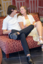 Couple waiting for ceremony