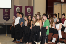 First-Year Students ready to be seated