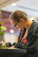 First-Year student signing book 10
