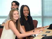First-year students at 2019 convocation