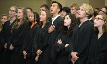 First-year students at 2019 convocation
