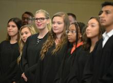 First-year students at 2019 convocation
