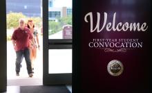 First-year students' family and guests at Convocation