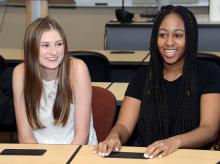 First-year students at 2019 convocation