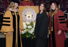 First-year student at 2019 convocation