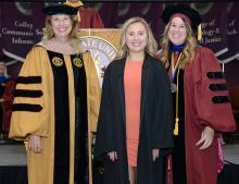 First-year student at 2019 convocation