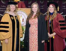 First-year student at 2019 convocation