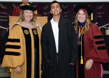 First-year student at 2019 convocation