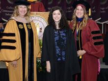 First-year student at 2019 convocation