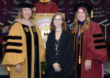 First-year student at 2019 convocation