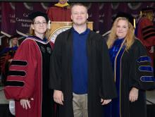 First-year student at 2019 convocation