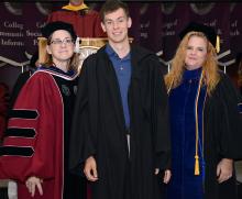 First-year student at 2019 convocation