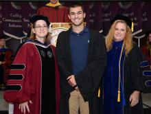 First-year student at 2019 convocation