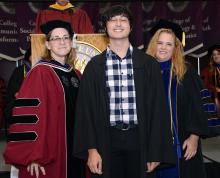 First-year student at 2019 convocation