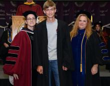 First-year student at 2019 convocation