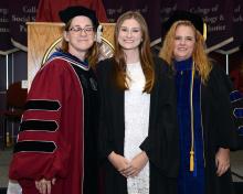 First-year student at 2019 convocation