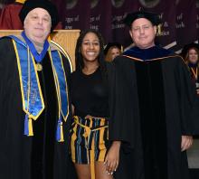 First-year student at 2019 convocation