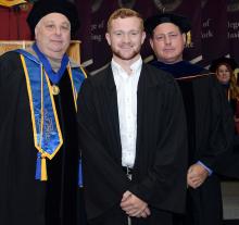 First-year student at 2019 convocation