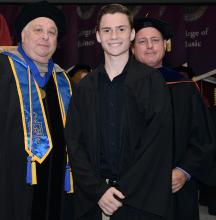 First-year student at 2019 convocation