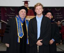 First-year student at 2019 convocation