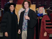 First-year student at 2019 convocation