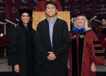 First-year student at 2019 convocation