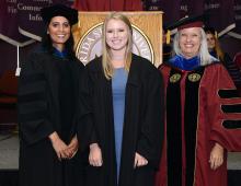 First-year student at 2019 convocation