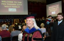 English Professor Milinda Stephenson and SGC President Billy Bradley