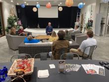 Army BG (R) John Adams speaks at OLLI Speaker Series on Nov 10th