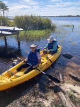 Kayak class at Topsail State Park 2022