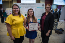 Hickman, Lexie Biology with Sarah Wofford-Mares &amp; Tracee Watkins-8898 "Comparing Sea Turtle Presence and Bycatch Events Across Pre-Nesting and Nesting Seasons in Panama City, Florida" was awarded an undergraduate research grant by the Dedman College of Hospitality 
