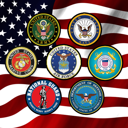 "military branches logos"