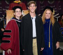 First-year student at 2019 convocation