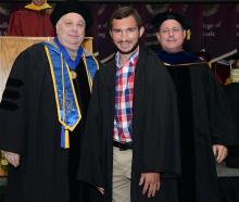 First-year student at 2019 convocation
