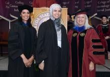First-year student at 2019 convocation