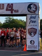 FSU PC Running Club at FSU 4 Miler